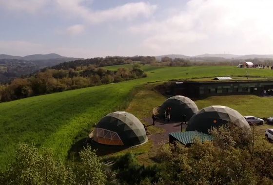 BCN Drone Center domes village
