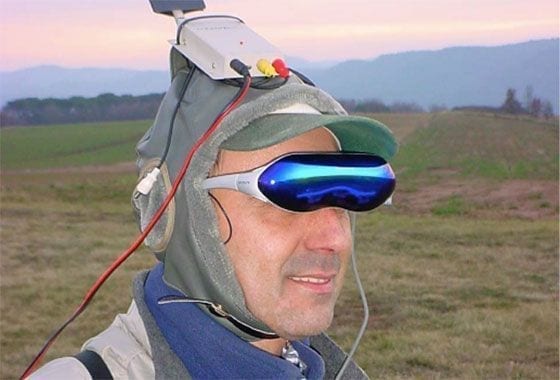 Jordi Santacana with UAS FPV glasses