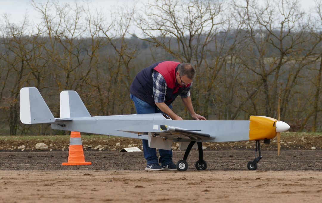Large fixed wing drone